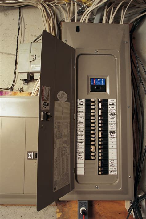 electric box at service|residential electrical panel boxes.